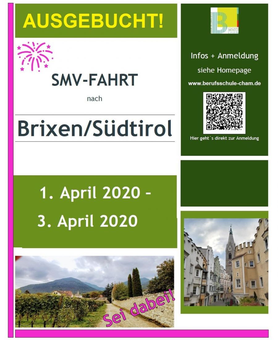 SMV-Fahrt nach Brixen: Ausgebucht!